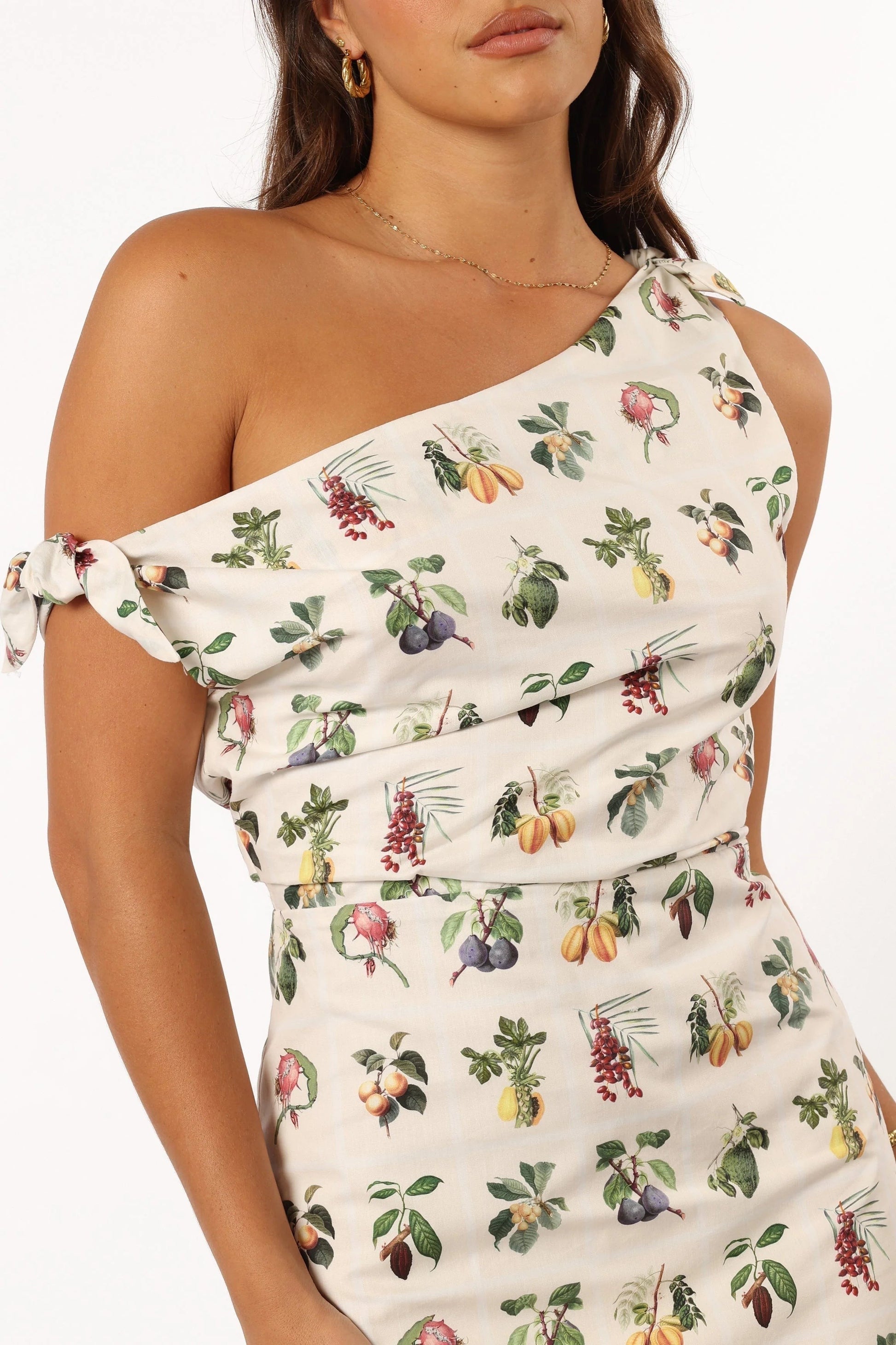 Mariella Off-Shoulder Mini Dress – Floral